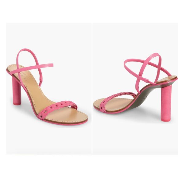 rag & bone Shoes - New rag & bone Infinity Cylinder-Heel Slingback Sandals in Pink Size 40 US 10